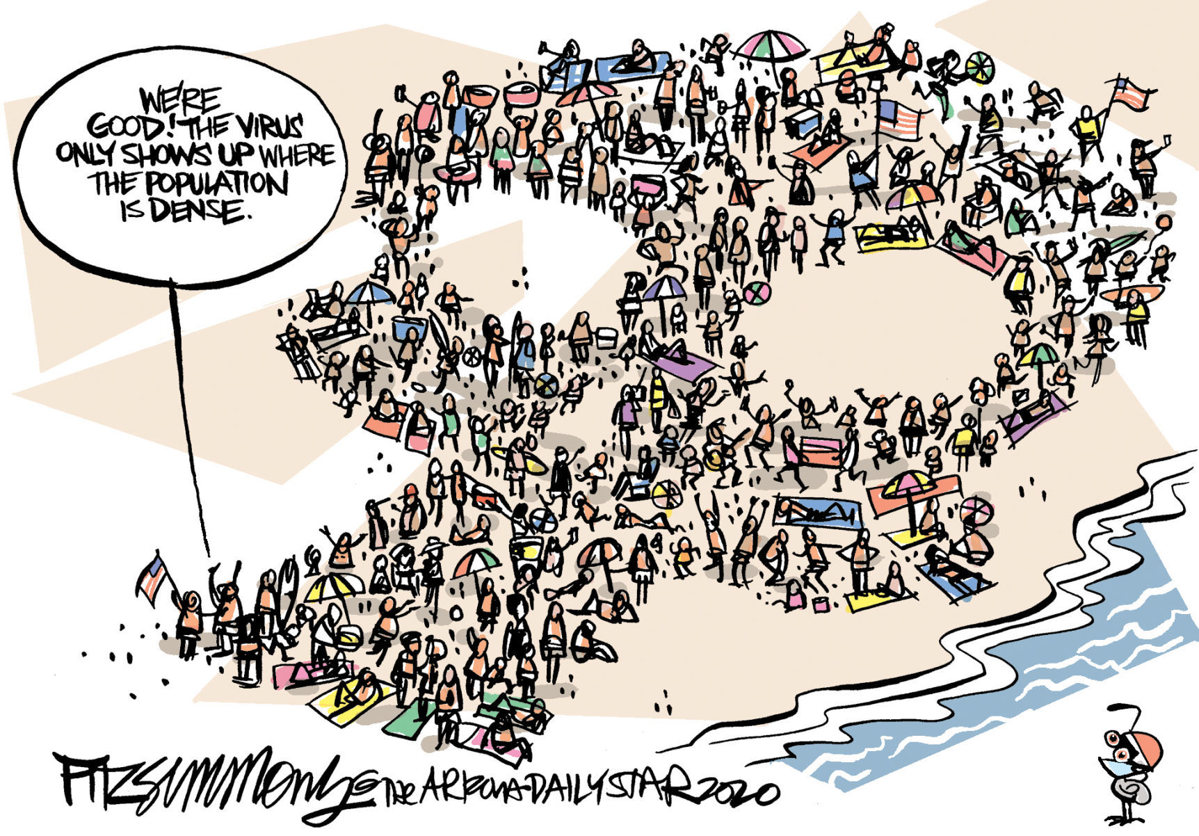 Daily Fitz Cartoon: Crowds